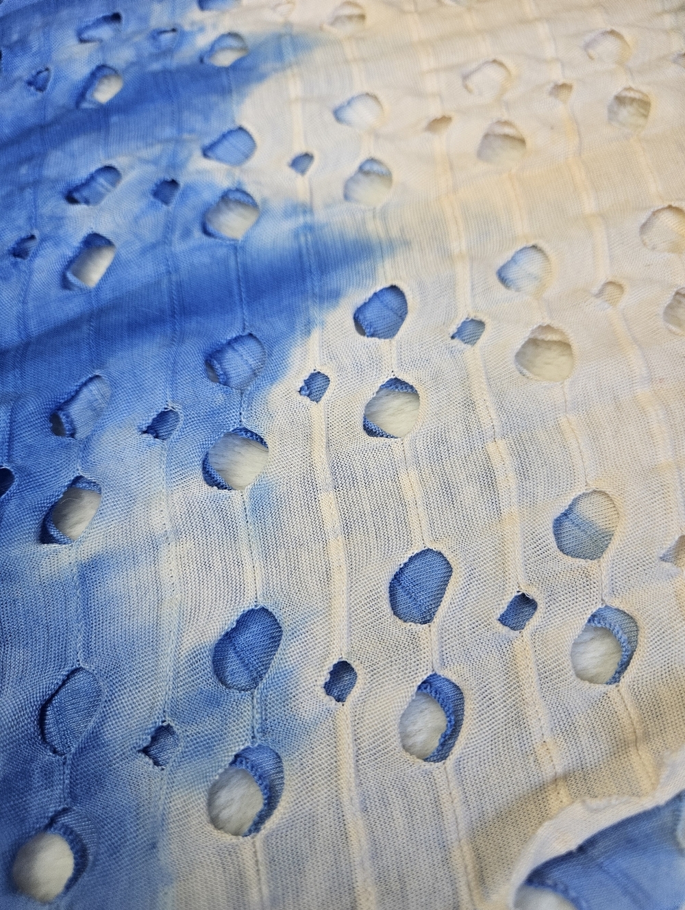 Multicolored Ombre Infinity Scarf - Bohemian, Festival - Picture 4 of 5